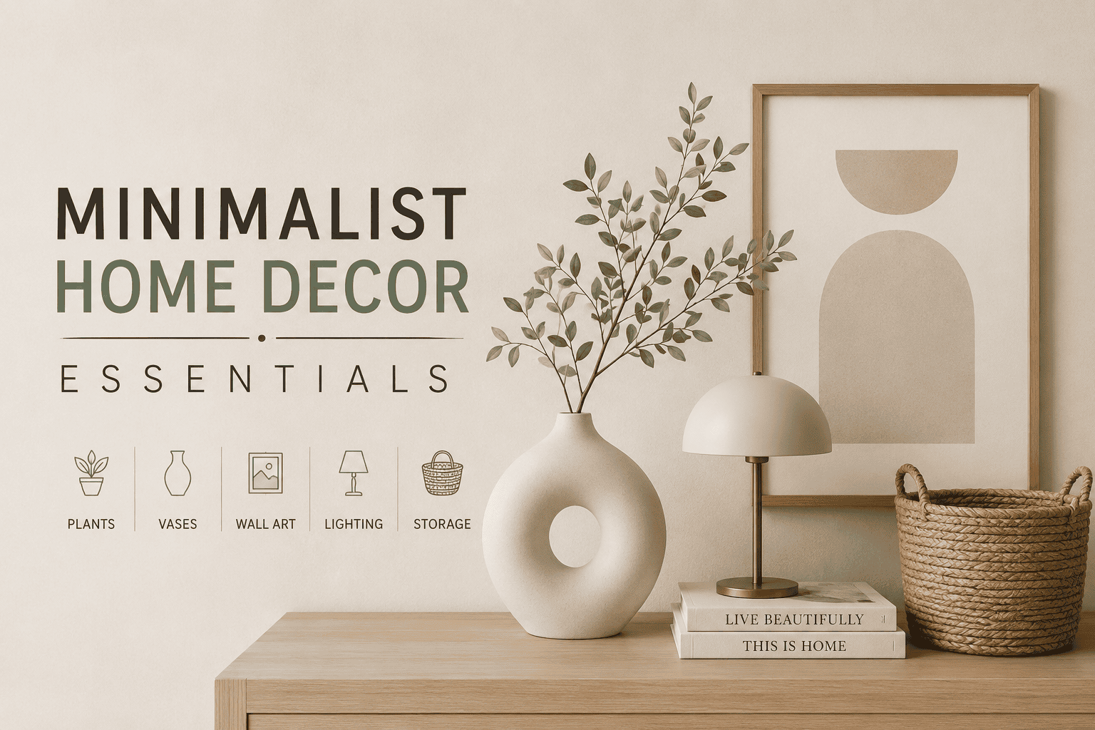 Minimalist Home Decor Essentials