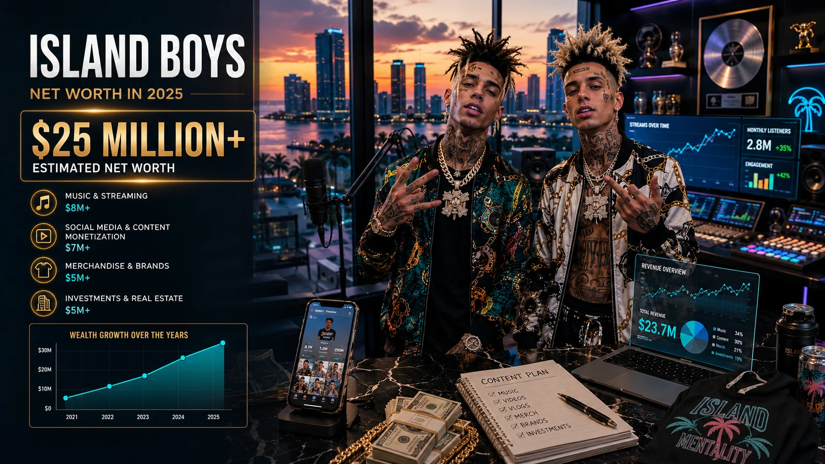 Uncovering the island boys net worth: A Complete Financial Guide