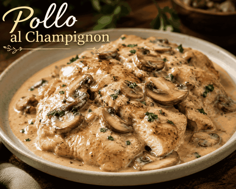 pollo al champignon